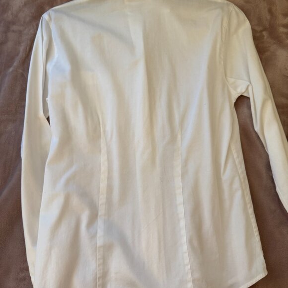 Vintage Talbots White Button Down Shirt - Picture 4 of 4